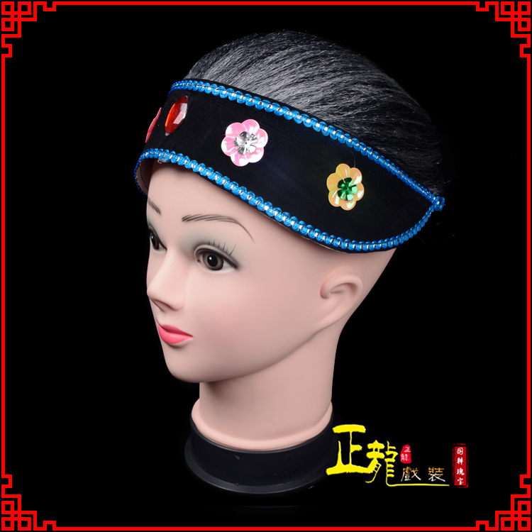 龙陵老旦媒婆穷老太婆假发套 老旦头套