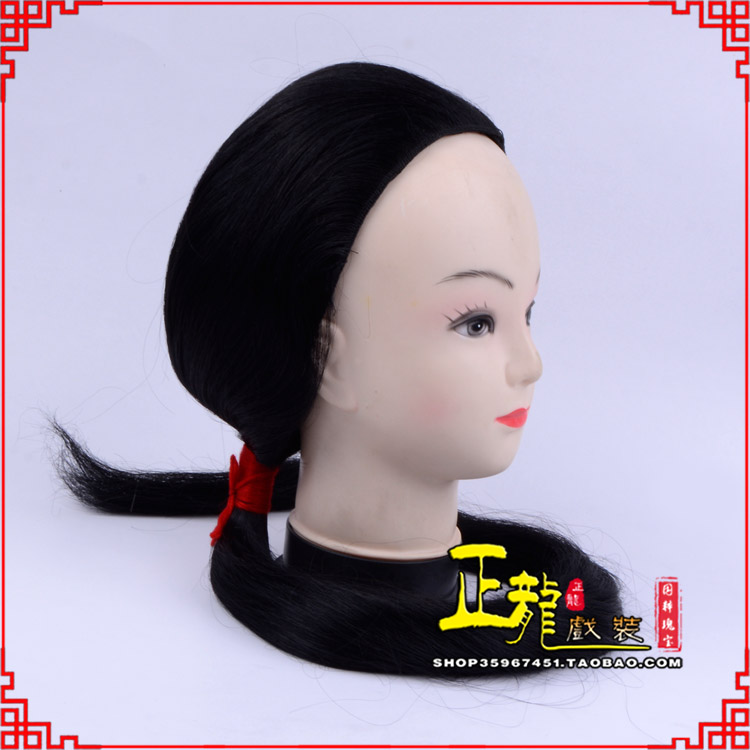 龙陵古装影视演出头套花旦假发 真发古装发