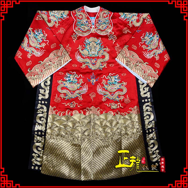 龙陵皇帝蟒袍全金八宝团龙蟒